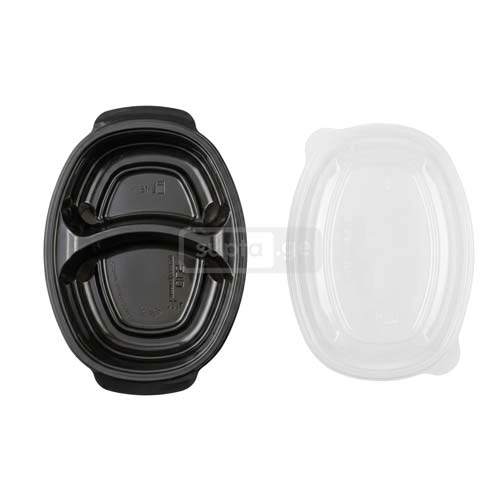 Thermal Container with Lid & 2 Sections